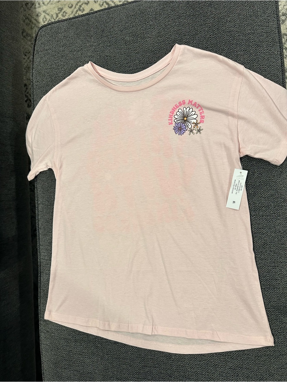 wonder nation Pink 'Kindness Matters' Floral Graphic Tee